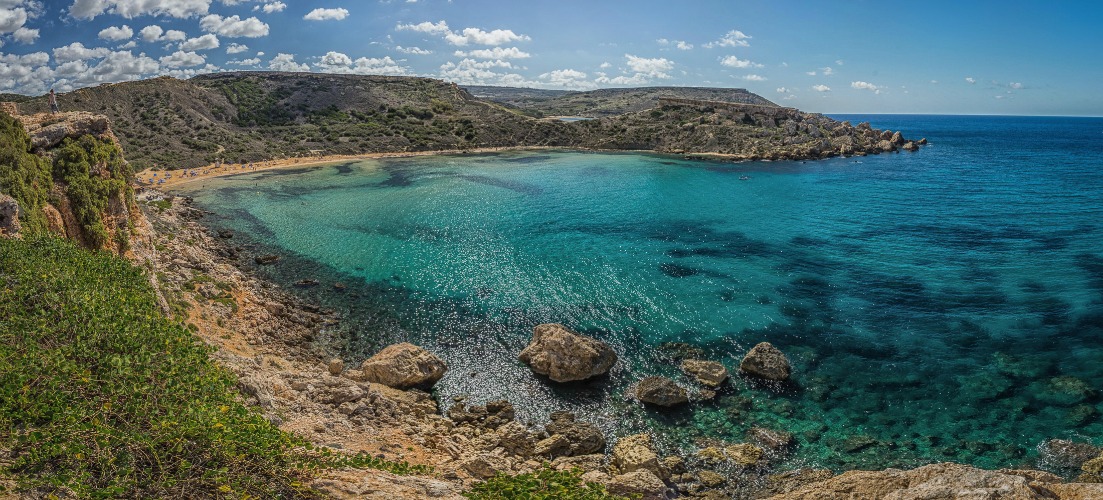 Ghajn Tuffieha Bay Beach