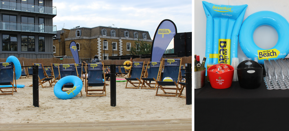 Beach party with Roundhouse