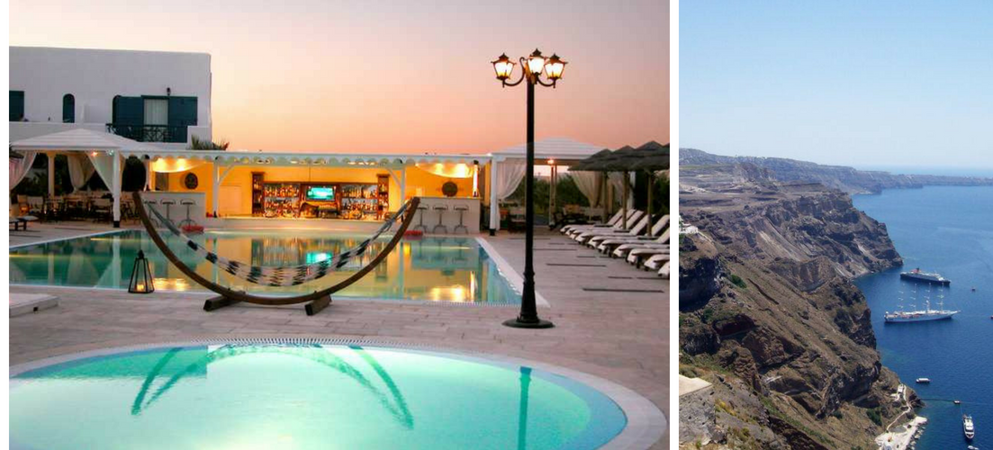 Where's hot in June? Santorini