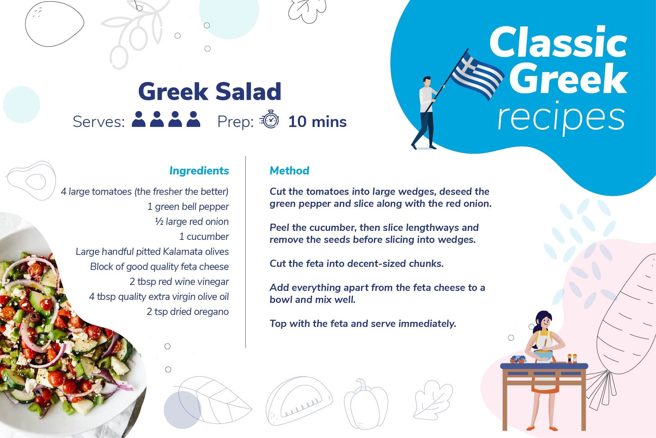 Greek salad recipe